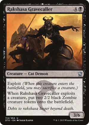 0114 Rakshasa Gravecaller U Dragons of Tarkir