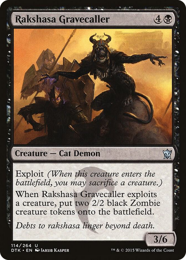 0114 Rakshasa Gravecaller U Dragons of Tarkir