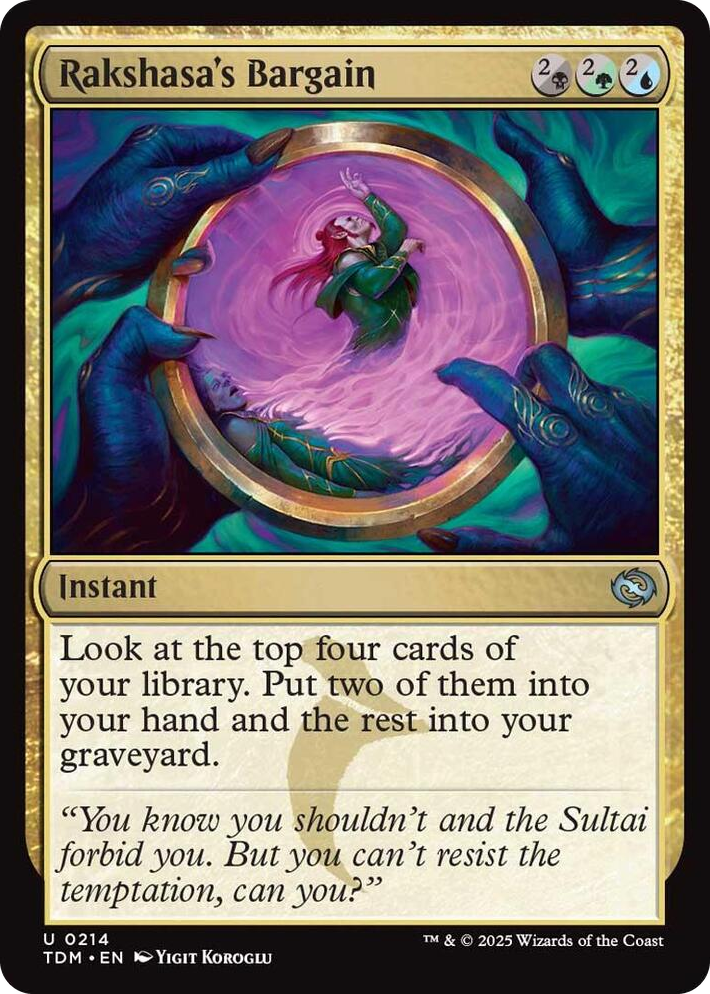 0214 Rakshasa's Bargain U Dragonstorm