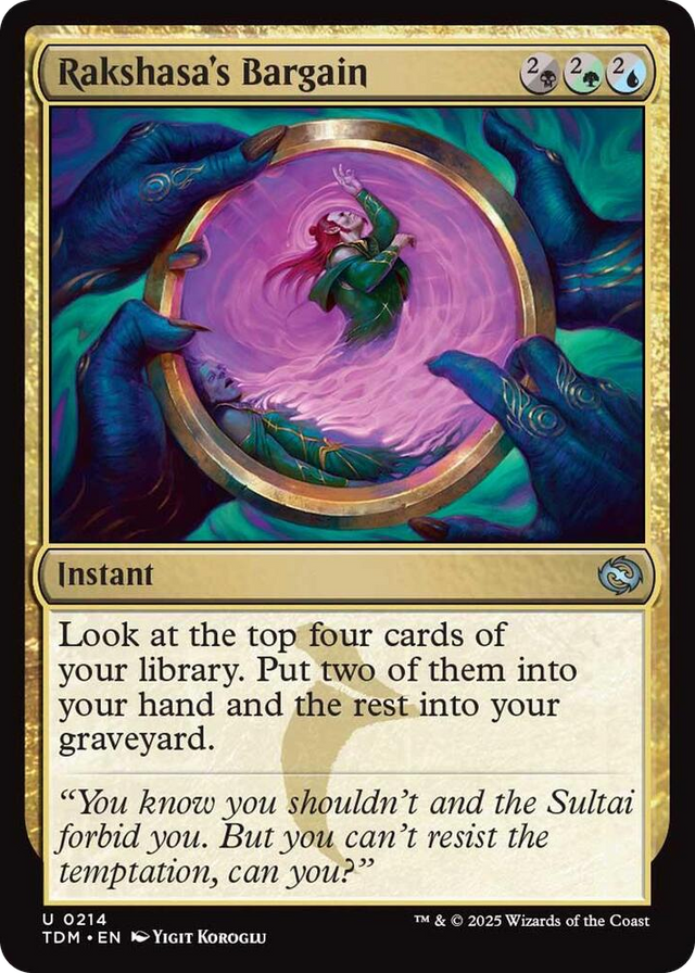 0214 Rakshasa's Bargain U Dragonstorm
