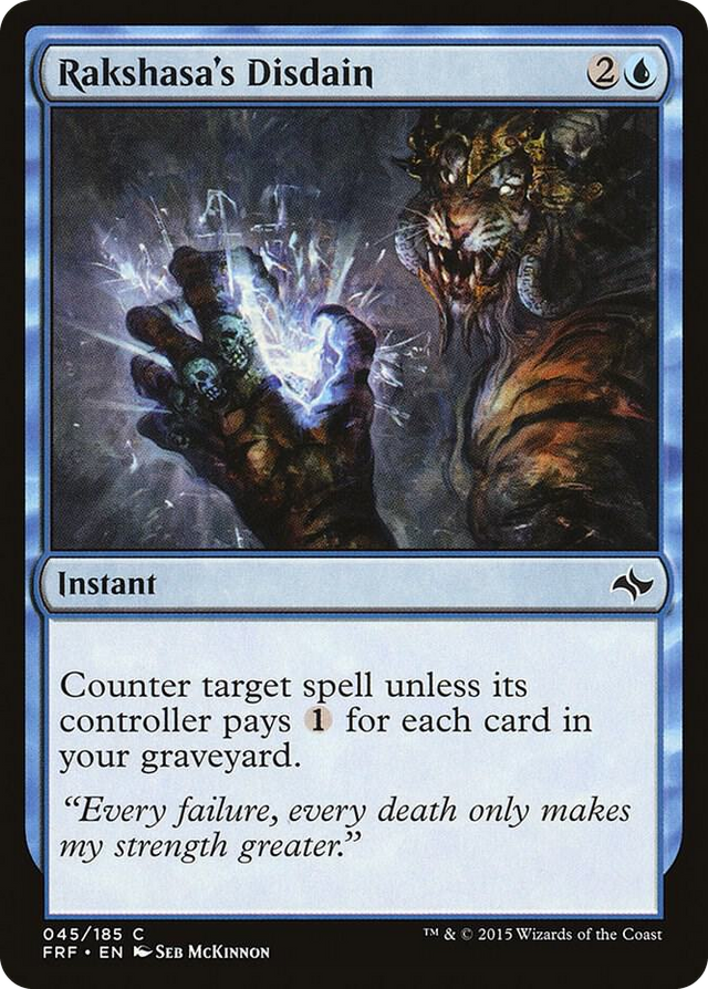 0045 Rakshasa's Disdain C Fate Reforged