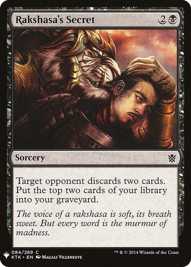 0084 Rakshasa's Secret C The List Reprints