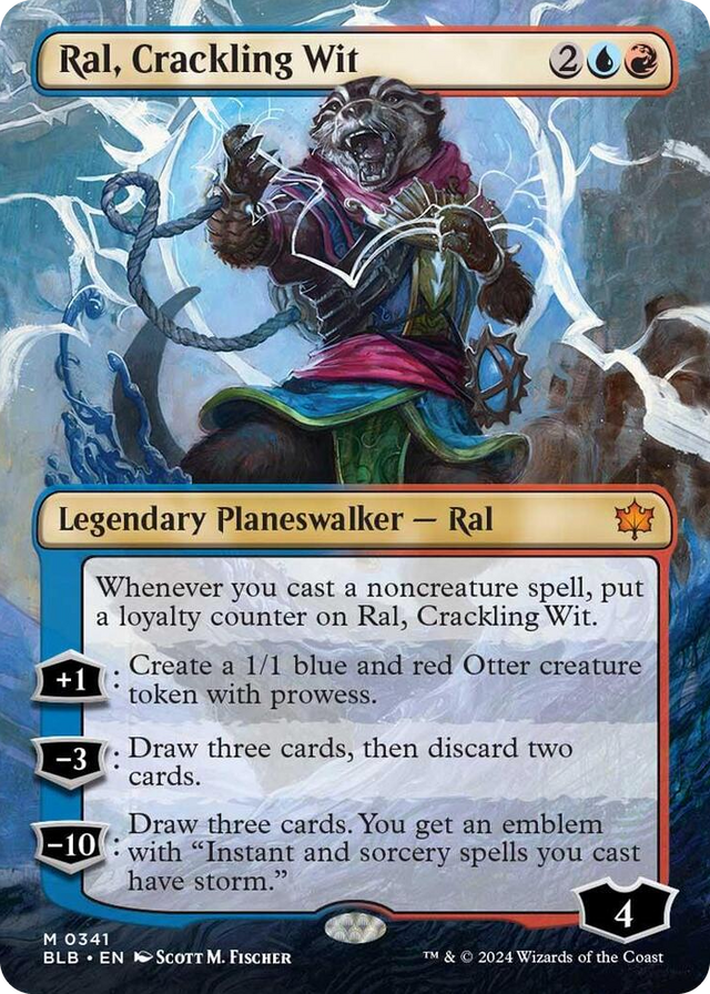0341 Ral, Crackling Wit (Borderless) M Bloomburrow