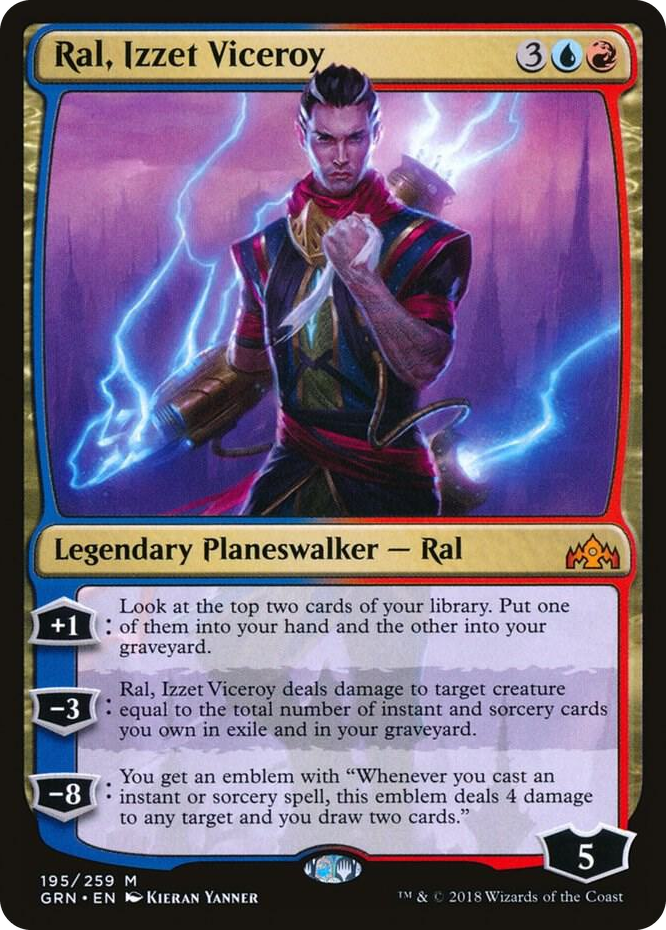 0195 Ral, Izzet Viceroy M Guilds of Ravnica