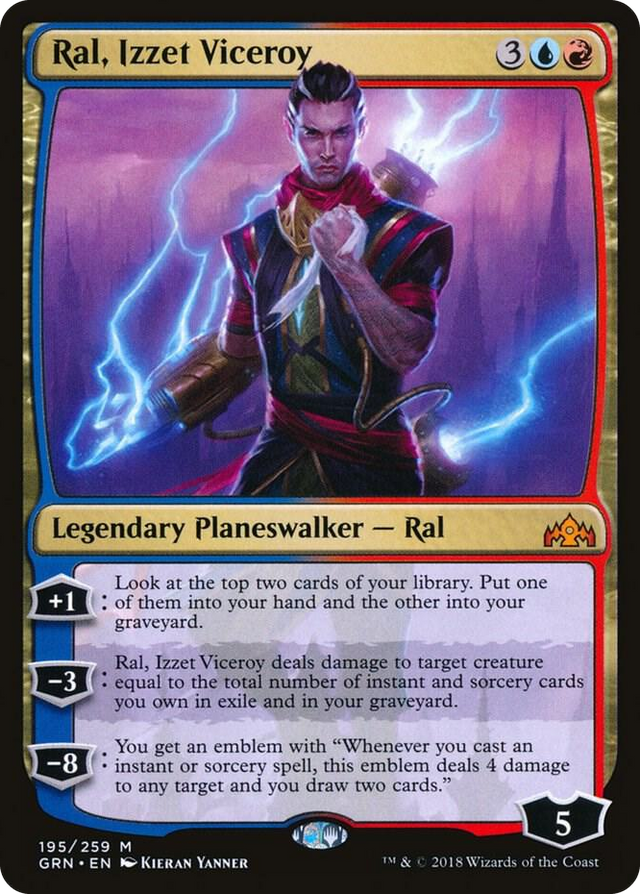 0195 Ral, Izzet Viceroy M Guilds of Ravnica