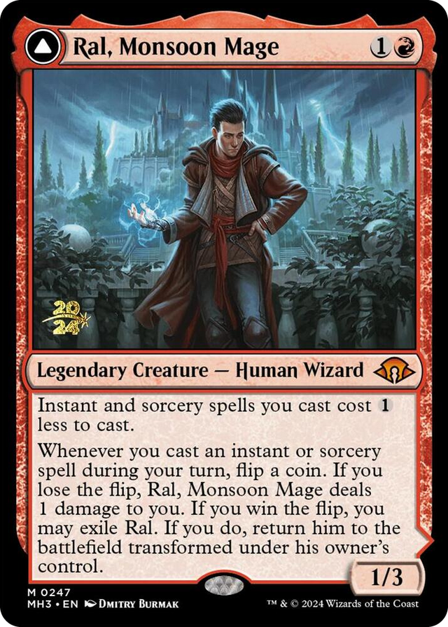 0247 Ral, Monsoon Mage M Prerelease Cards
