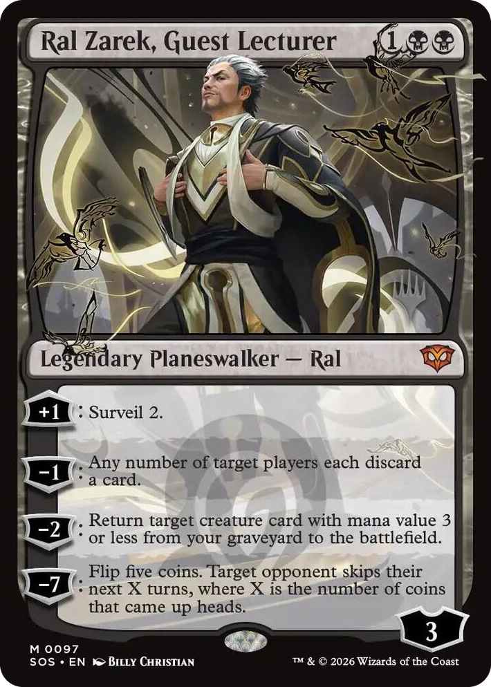 0097 Ral Zarek, Guest Lecturer M Promo Pack: Secrets of Strixhaven