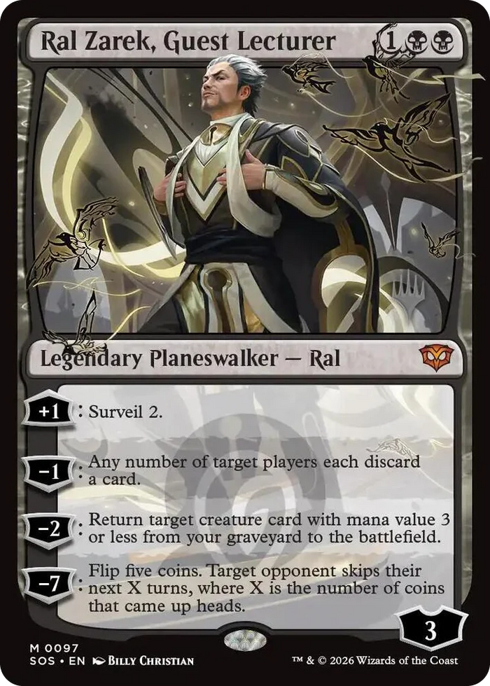 0097 Ral Zarek, Guest Lecturer M Promo Pack: Secrets of Strixhaven