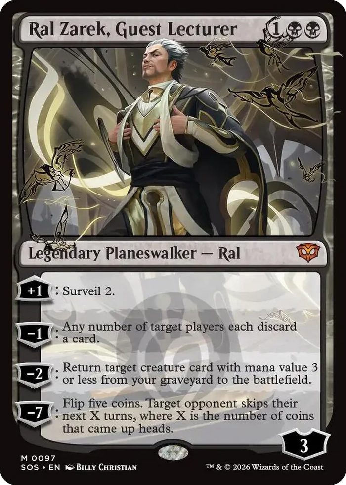 0097 Ral Zarek, Guest Lecturer M Secrets of Strixhaven