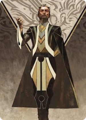 0027 Ral Zarek, Guest Lecturer Art Card S Art Series: Secrets of Strixhaven