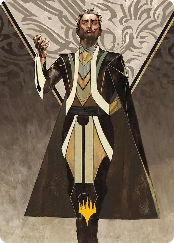 Ral Zarek, Guest Lecturer Art Card (Gold-Stamped Planeswalker Symbol) #27 S - Art Series: Secrets of Strixhaven Pokemon card