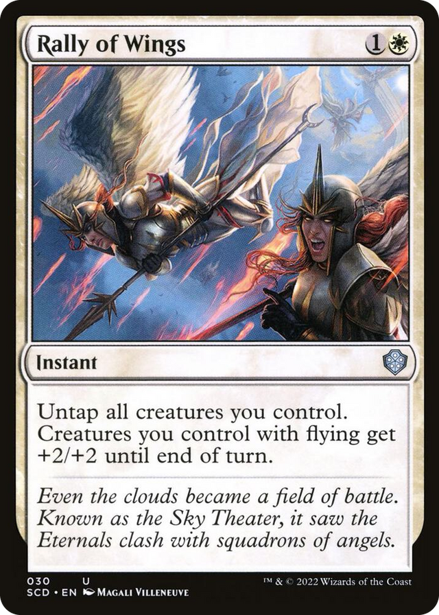0030 Rally of Wings U Starter Commander Decks