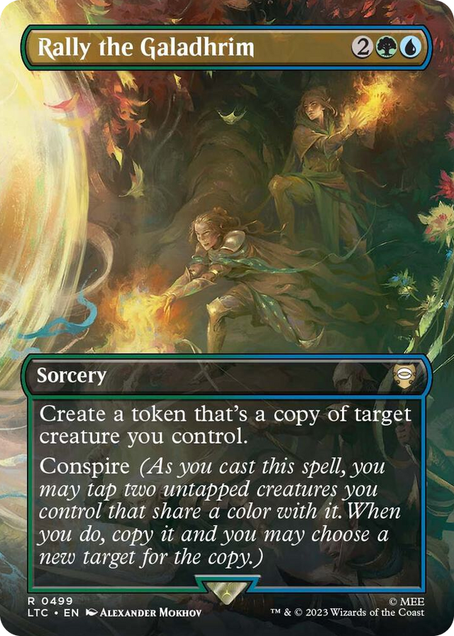 0499 Rally the Galadhrim (Borderless) R Commander: The Lord of the Rings: Tales of Middle-earth