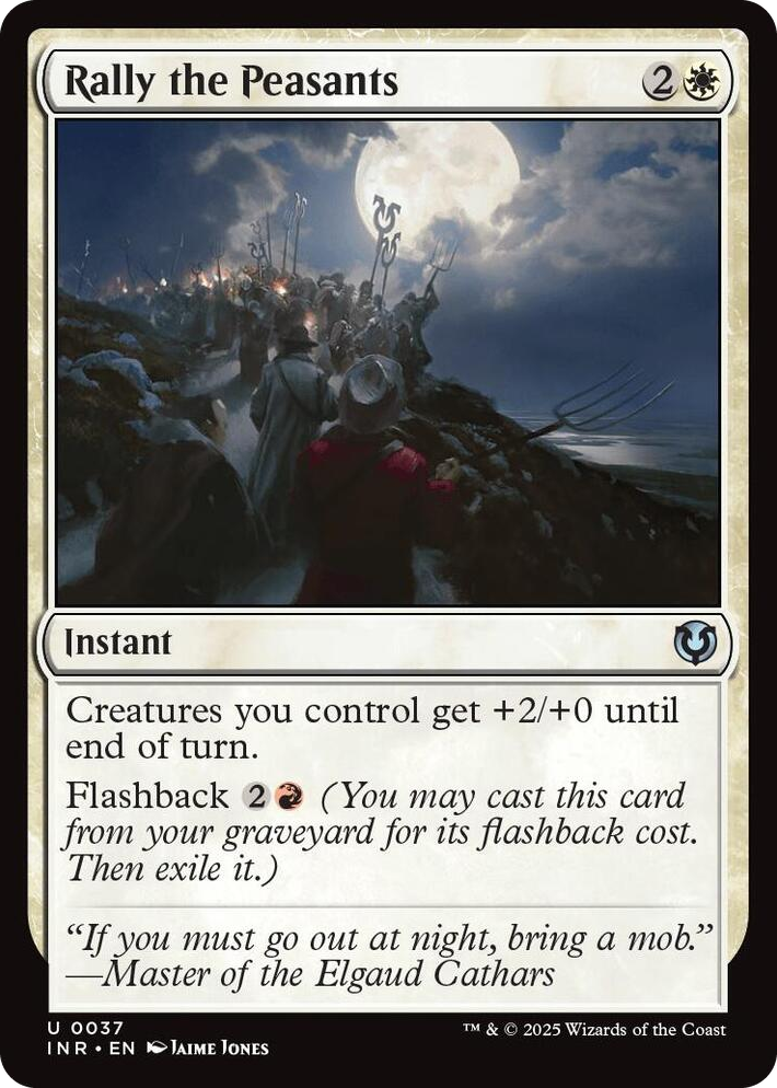 0037 Rally the Peasants U Innistrad Remastered