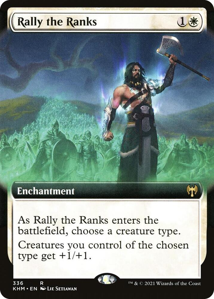 0336 Rally the Ranks (Extended Art) R Kaldheim