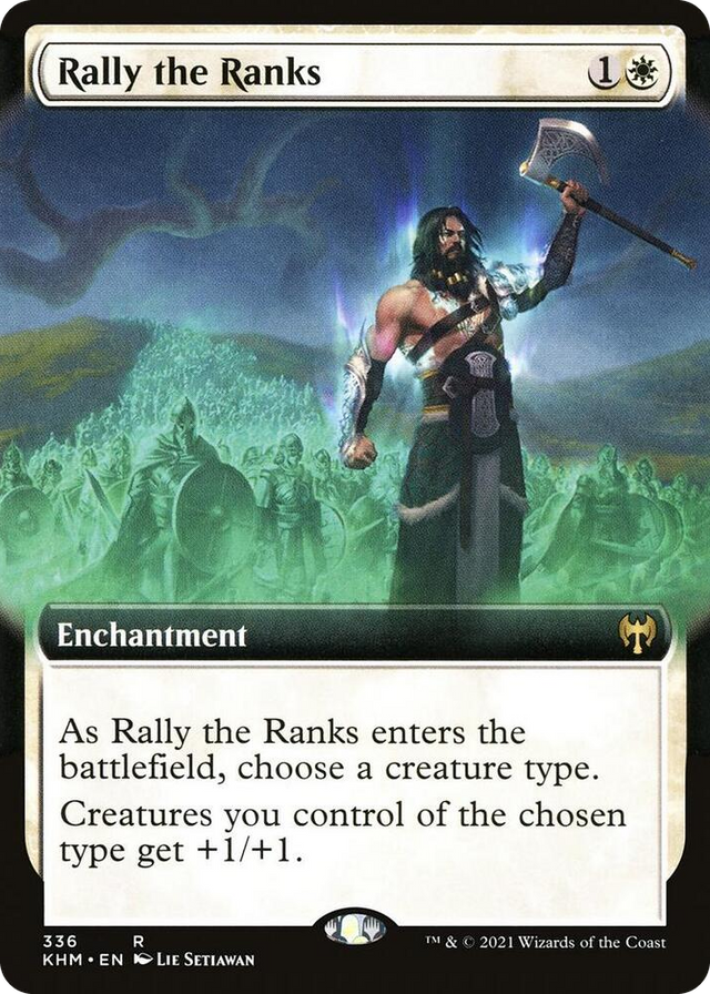 0336 Rally the Ranks (Extended Art) R Kaldheim