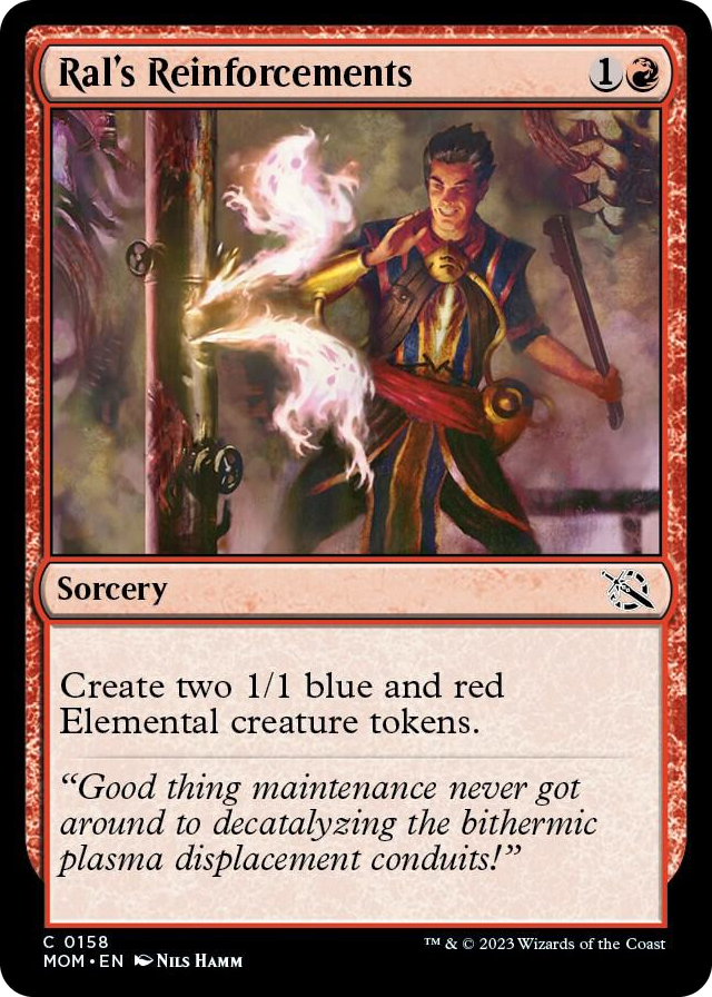 Ral's Reinforcements #158 C - March of the Machine Pokemon card