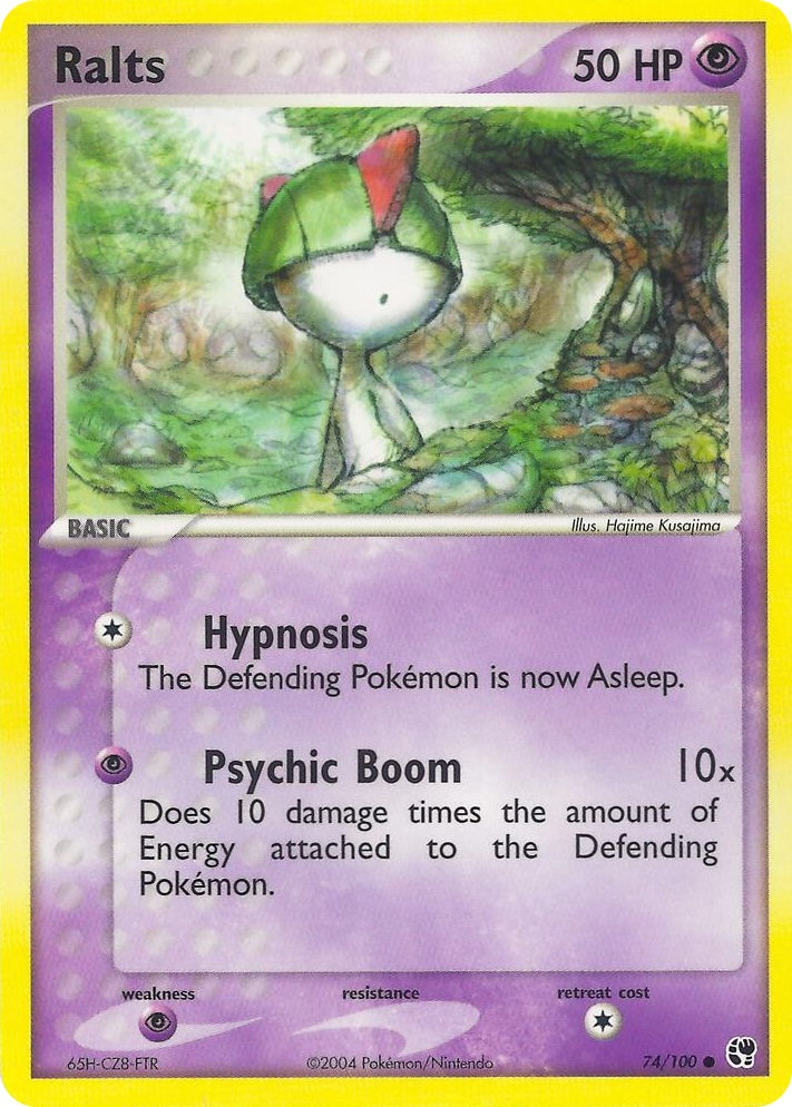 0074 Ralts Common EX Battle Stadium