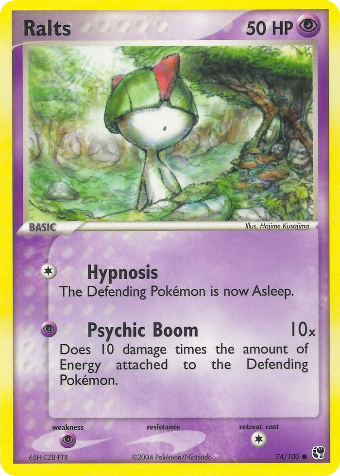 0074 Ralts Common EX Battle Stadium