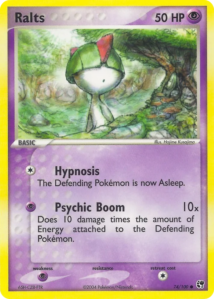 0074 Ralts Common EX Battle Stadium