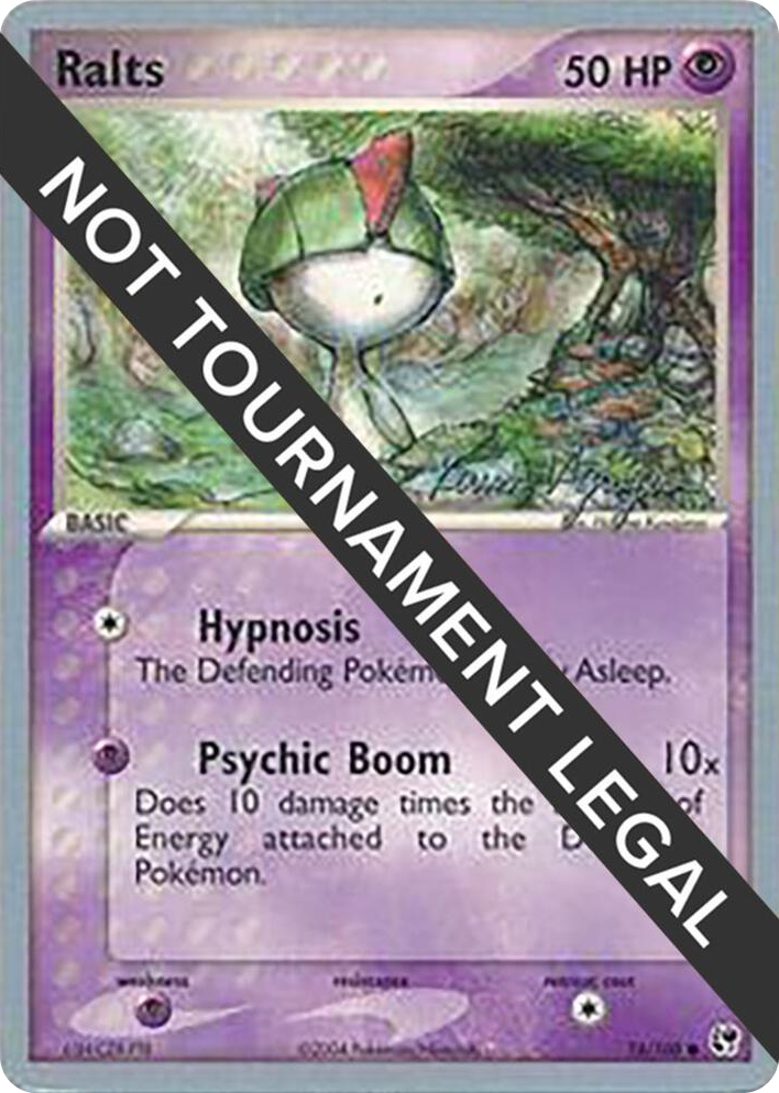 0074 Ralts - 2004 (Kevin Nguyen) Common World Championship Decks