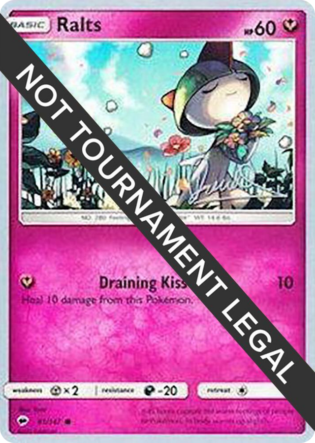 0091 Ralts - 2017 (Diego Cassiraga) Common World Championship Decks