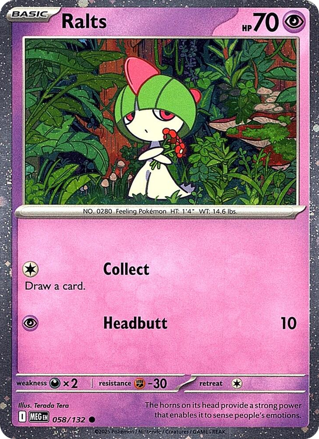 0058 Ralts (Cosmos Holo) Common Miscellaneous Cards & Products