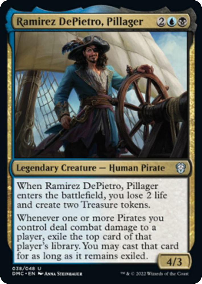 0038 Ramirez DePietro, Pillager U Commander: Dominaria United