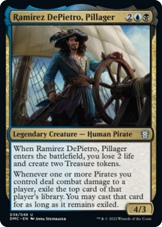 0038 Ramirez DePietro, Pillager U Commander: Dominaria United
