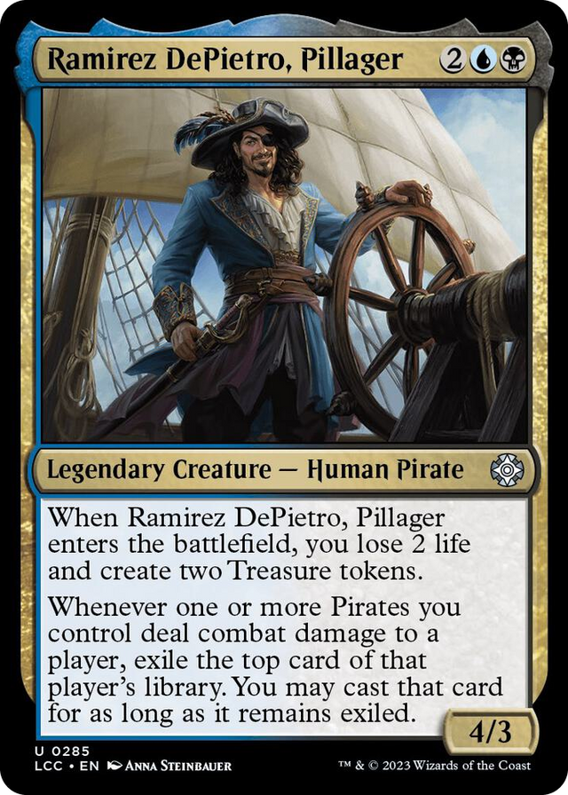 0285 Ramirez DePietro, Pillager U Commander: The Lost Caverns of Ixalan