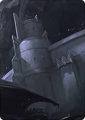 0015 Rammas Echor, Ancient Shield Art Card S Art Series: Universes Beyond: The Lord of the Rings: Tales of Middle-earth