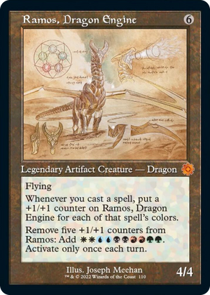 0110 Ramos, Dragon Engine (Schematic) M The Brothers' War: Retro Frame Artifacts