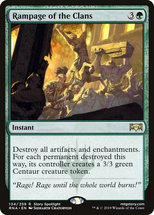 0134 Rampage of the Clans R Ravnica Allegiance