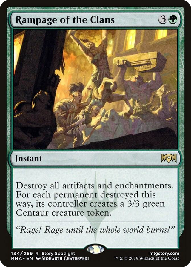 0134 Rampage of the Clans R Ravnica Allegiance