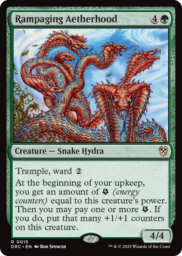 0015 Rampaging Aetherhood R Commander: Aetherdrift