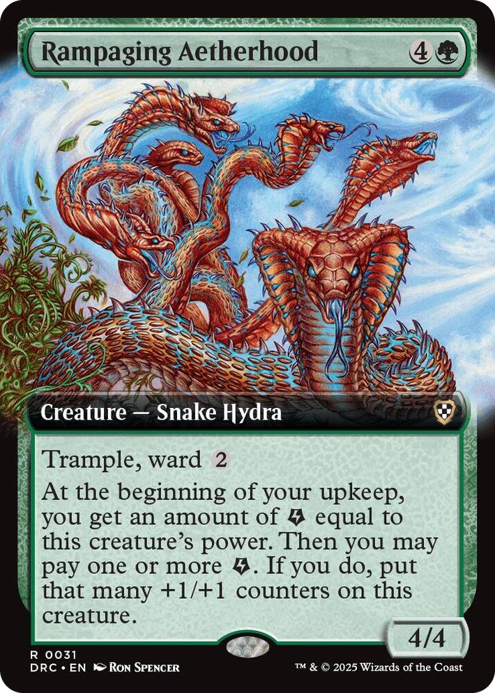 0031 Rampaging Aetherhood (Extended Art) R Commander: Aetherdrift