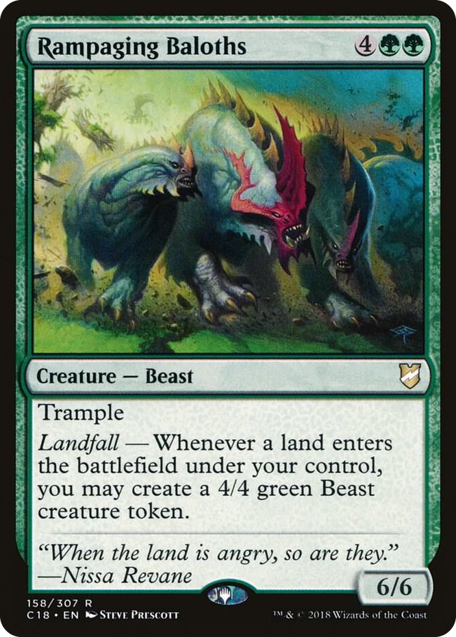 0158 Rampaging Baloths R Commander 2018