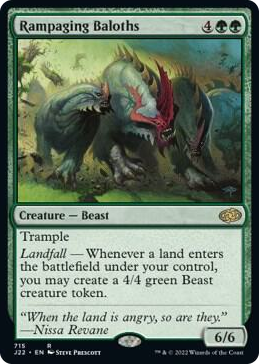 Rampaging Baloths #715 R - Jumpstart 2022 Pokemon card