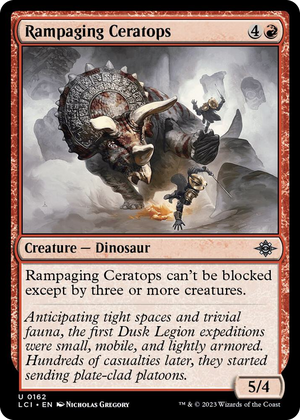 0162 Rampaging Ceratops U The Lost Caverns of Ixalan