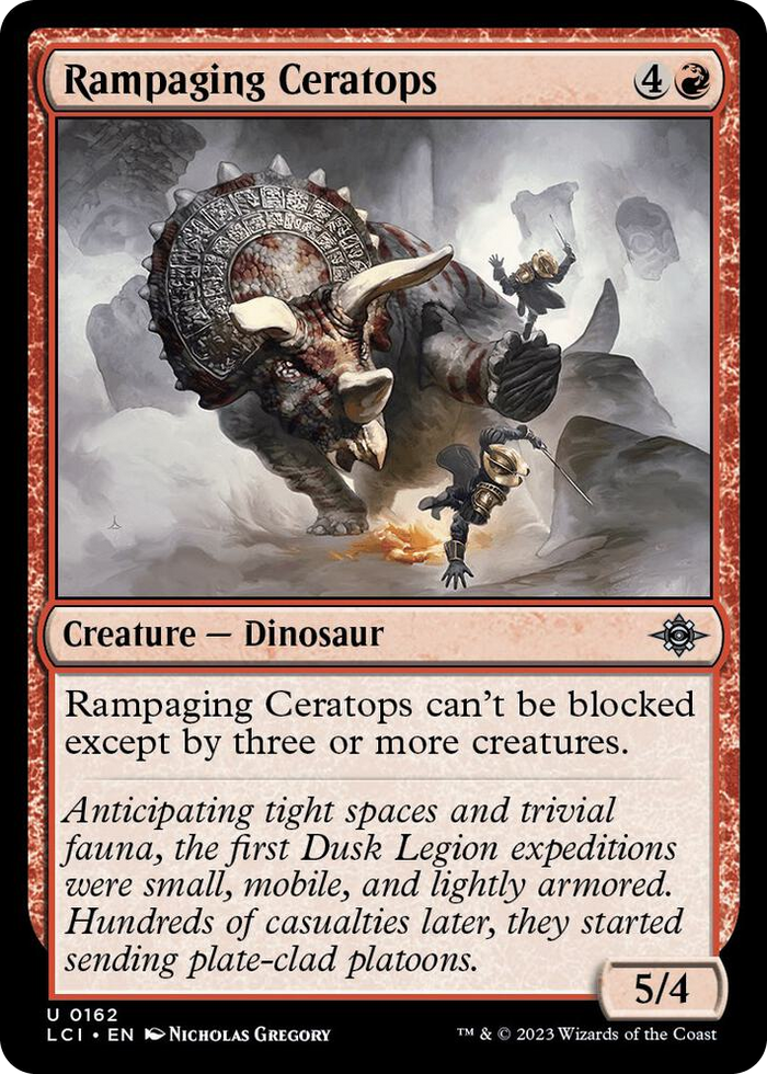 Rampaging Ceratops #162 U - The Lost Caverns of Ixalan Pokemon card
