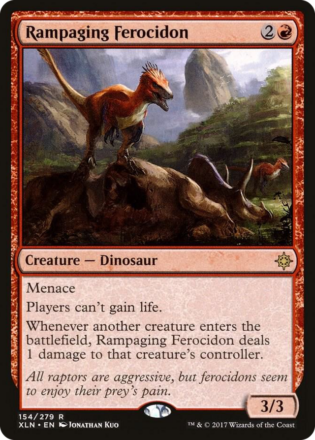 0154 Rampaging Ferocidon R Ixalan