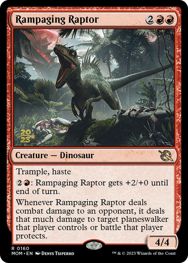 0160 Rampaging Raptor R Prerelease Cards