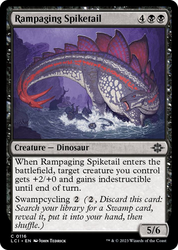 Rampaging Spiketail #116 C - The Lost Caverns of Ixalan Pokemon card