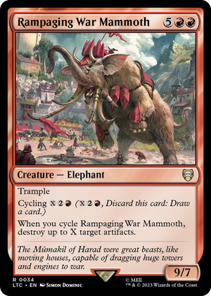 0034 Rampaging War Mammoth R Commander: The Lord of the Rings: Tales of Middle-earth