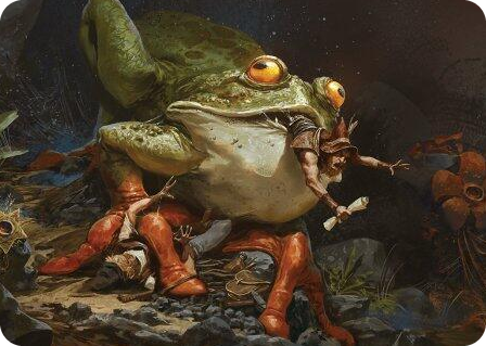 0032 Rampant Frogantua Art Card S Art Series: Modern Horizons 3