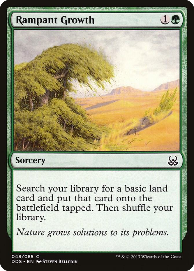 Rampant Growth #48 C - Duel Decks: Mind vs. Might Pokemon card