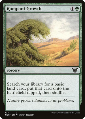 0125 Rampant Growth C Commander: Kamigawa: Neon Dynasty