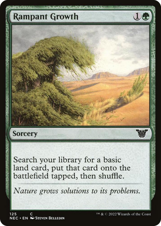 0125 Rampant Growth C Commander: Kamigawa: Neon Dynasty