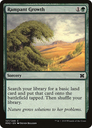 0157 Rampant Growth C Modern Masters 2015