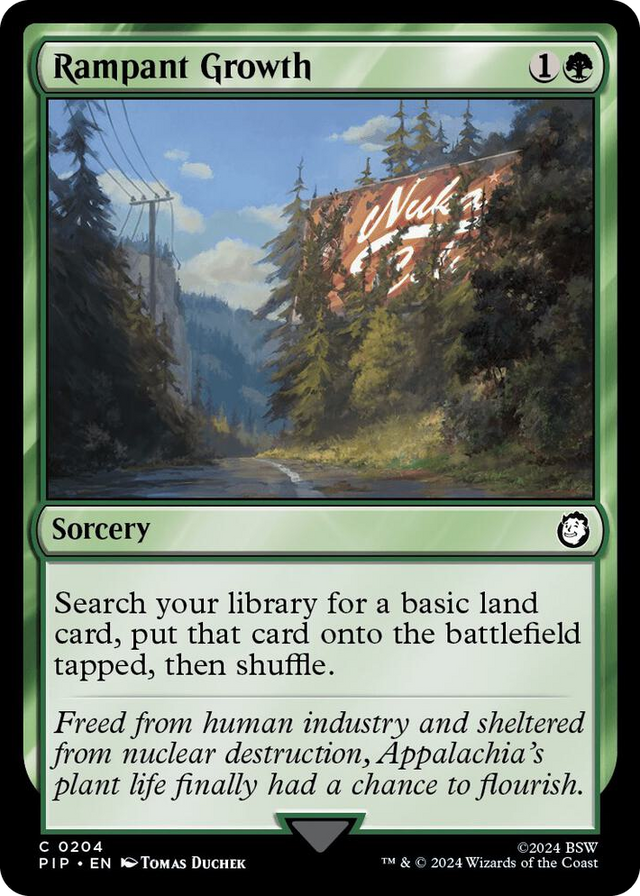0204 Rampant Growth C Universes Beyond: Fallout